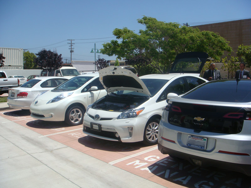 row of cars